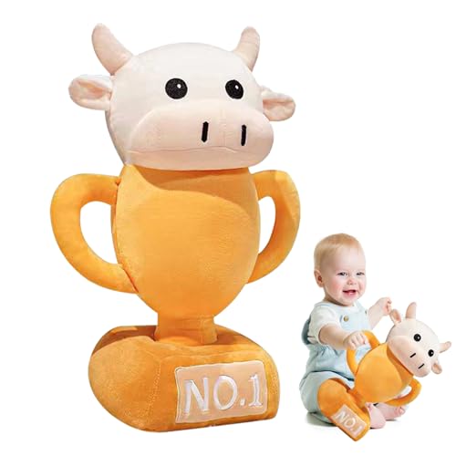 Trophäe Plüschtier, 50cm Trophäen-Plüschpuppe, lustige Plüsch Kissen, für Kindertag, Kinder, Erwachsene, Gewinners Geschenk, Weihnachten Wurfkissen Trophäe Plüschtier, 50cm Trophäen-Plüschpuppe, lustige Plüsch Kissen, für Kindertag, Kinder, Erwachsene, Gewinners Geschenk, Weihnachten Wurfkissen von BGNXHYB