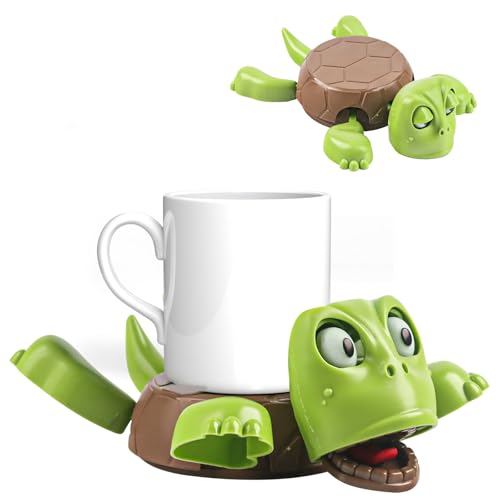 Turtle Coaster, 3D-Gedruckter Schildkröten-Untersetzer, lustigem Gesicht Schildkröte Coasters, Neuartige Getränkeuntersetzer für 2025, Schwerkraftsensor-Design, für Freunde und Kinder Geschenke (Grün) Turtle Coaster, 3D-Gedruckter Schildkröten-Untersetzer, lustigem Gesicht Schildkröte Coasters, Neuartige Getränkeuntersetzer für 2025, Schwerkraftsensor-Design, für Freunde und Kinder Geschenke (Grün) von BGNXHYB