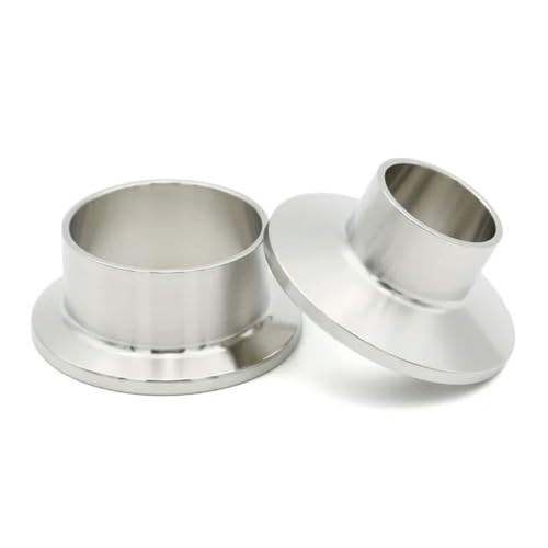 12,7 19 25 38 108 mm 0,5 Zoll 0,75 Zoll 1 Zoll 2 Zoll 3 Zoll 4 Zoll SS304 Edelstahl-Rohrverschraubungen Ferrule Tri Clamp-45 mm Ferrule64 von BGPFJK