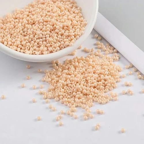 2 mm 11/0 lackierte Farben Glas-Abstandsperlen DIY tschechische Perlen 1000 Stück-Beige 03-2 mm 1000 Stück 2 mm 11/0 lackierte Farben Glas-Abstandsperlen DIY tschechische Perlen 1000 Stück-Beige 03-2 mm 1000 Stück von BGPFJK