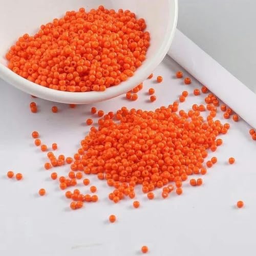 2 mm 11/0 lackierte Farben Glas-Abstandsperlen DIY tschechische Perlen 1000 Stück-Orange 01–2 mm 1000 Stück 2 mm 11/0 lackierte Farben Glas-Abstandsperlen DIY tschechische Perlen 1000 Stück-Orange 01–2 mm 1000 Stück von BGPFJK