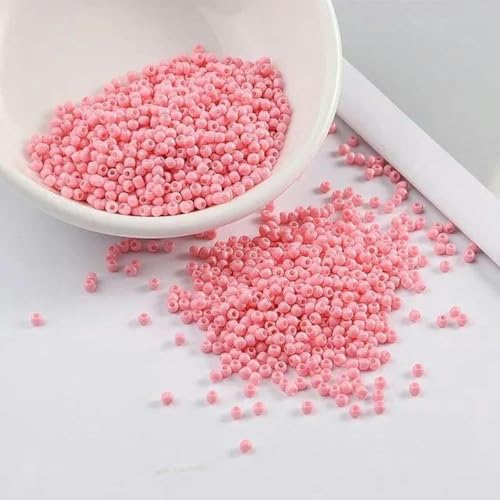 2 mm 11/0 lackierte Farben Glas-Abstandsperlen DIY tschechische Perlen 1000 Stück-Rosa 02-2 mm 1000 Stück 2 mm 11/0 lackierte Farben Glas-Abstandsperlen DIY tschechische Perlen 1000 Stück-Rosa 02-2 mm 1000 Stück von BGPFJK