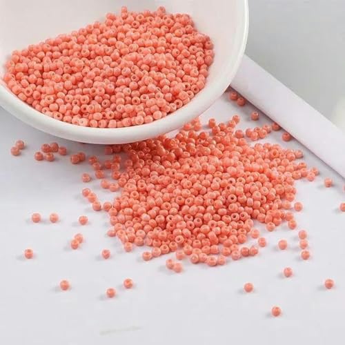 2 mm 11/0 lackierte Farben Glas-Abstandsperlen DIY tschechische Perlen 1000 Stück-Rosa 04-2 mm 1000 Stück 2 mm 11/0 lackierte Farben Glas-Abstandsperlen DIY tschechische Perlen 1000 Stück-Rosa 04-2 mm 1000 Stück von BGPFJK