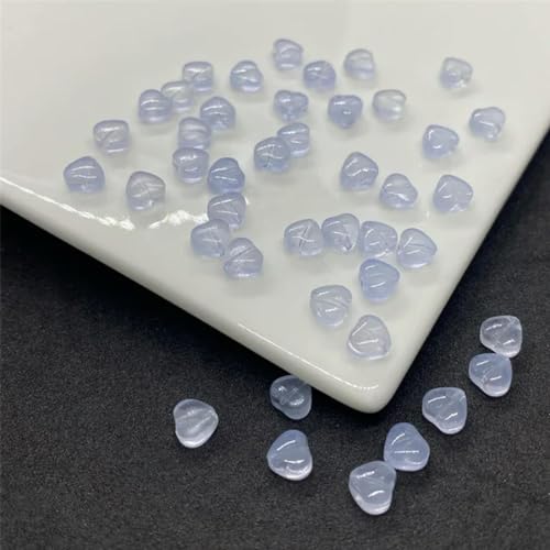 50 Stück/Los 8 mm mattierte Sternperlen mit Farbverlauf, lose Abstandsperlen aus tschechischem Glas zur Schmuckherstellung, handgefertigtes DIY-Zubehör, 14–8 mm (50 Stück) von BGPFJK