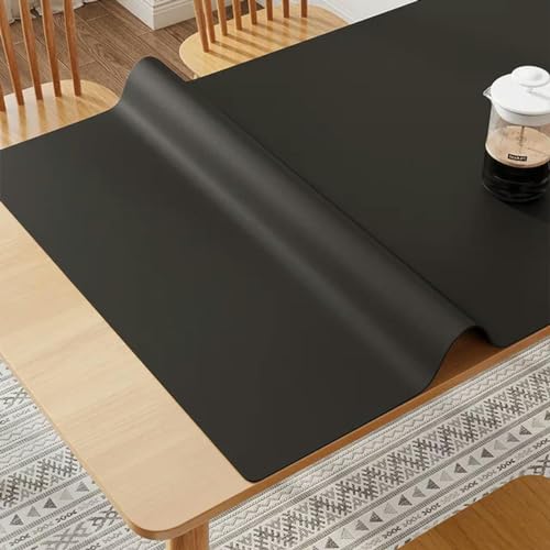 BGPFJK Dekorative Tischsets, ölbeständige, wärmeisolierende Matte, wasserdichtes Leder, waschmaschinenfest, für den Haushalt, Couchtisch-Schreibtischunterlage-YO1418-ZD-80x180cm von BGPFJK