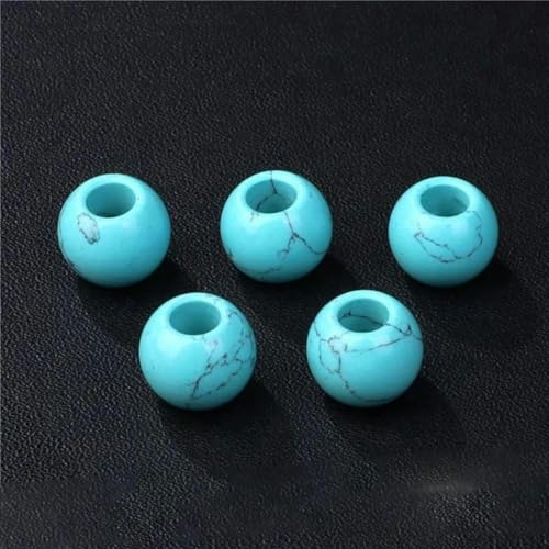 Blaue türkise Steinperlen, flache Rondellperlen, runde quadratische Form, lose Abstandsperlen, Zubehör-Nr. 21, 12 x 10 mm Blaue türkise Steinperlen, flache Rondellperlen, runde quadratische Form, lose Abstandsperlen, Zubehör-Nr. 21, 12 x 10 mm von BGPFJK