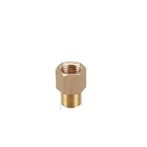 Messing gerade Gewindeverbindung Rohrverschraubung Konverteradapter (männlich/weiblich G1/8 G1/4 G3/8 G1/2)-M03 G1I8 M x G1I8 F-1 Stück von BGPFJK