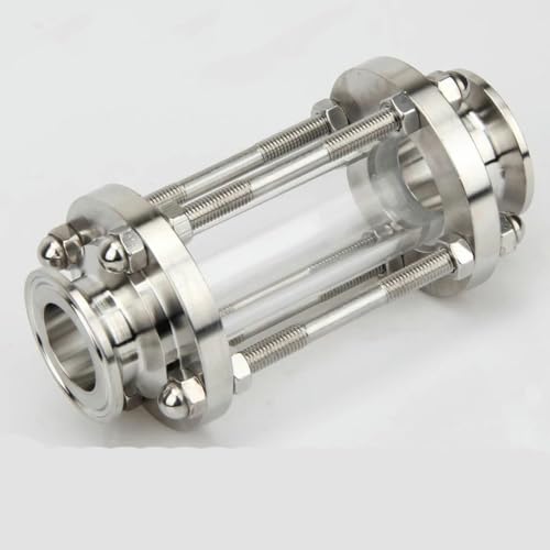 SS304 Edelstahl 1,5“ Tri Clamp Explosionsgeschütztes Glas Schauglas 38mm 25mm Zwinge 50,5mm 64mm -25mm x Zwinge 50,5 von BGPFJK