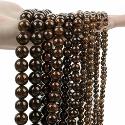 Topas-Jade-Chalcedon, lose Abstandsperlen zur Schmuckherstellung, DIY-Armbandzubehör, 4–12 mm, H8968 – 10 mm, ca. 38 Stück von BGPFJK