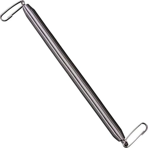 Zugdruckfeder, Federspanner ersetzt Feder. Ersatzfederstahl-Zugfeder ist galvanisch verchromt und mit Haken versehen. Einzeln 9 kg Kraft. von BGPFJK