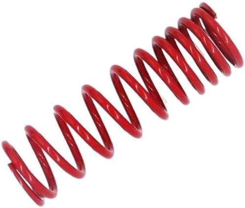 Zugdruckfeder, Pedal-Hinterraddämpfungsfeder 80 100 120 140 180 lb Coole Motorrad-elastische weiche und harte Einstellfeder-6,2 x 170 mm-Rot von BGPFJK