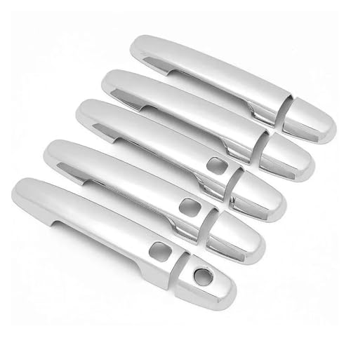 Auto-Außentürgriffe Für Toyota RAV4 RAV 4 2006 2007 2008 2009 2010 2011 2012 2013 Auto Türgriffabdeckungen Styling Zubehör(Silver 3 Buttons) von BGRVCKS