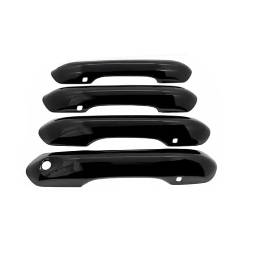 BGRVCKS Auto-Außentürgriffe Für Für Explorer 2020 2021 2022 2023 2024 Auto Türgriff Abdeckung Aufkleber Trim Cap Zubehör Auto Protect(Schwarz) von BGRVCKS