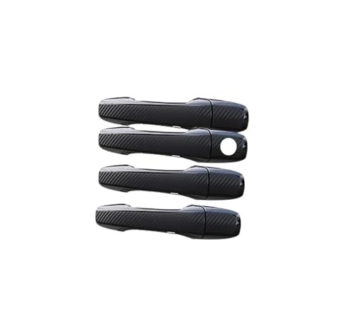 BGRVCKS Auto-Außentürgriffe Für Für Explorer Classic U502 2011 2012 2013-2017 Auto Türgriff Abdeckung Trim Styling Außenteile Zubehör(Kohlefaser) von BGRVCKS