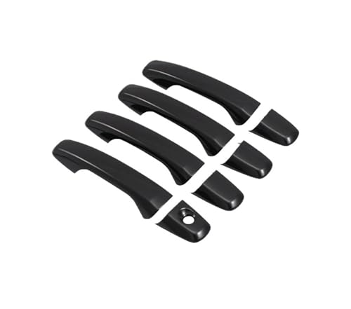 BGRVCKS Auto-Außentürgriffe Für Für Explorer Classic U502 2011 2012 2013-2017 Auto Türgriff Abdeckung Trim Styling Außenteile Zubehör(Schwarz glänzend) von BGRVCKS