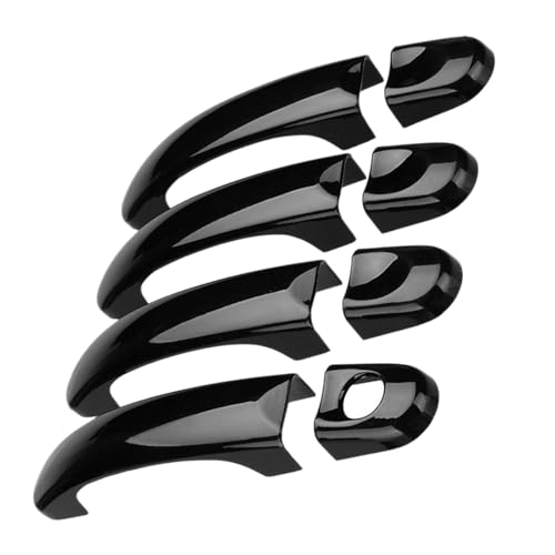 BGRVCKS Auto-Außentürgriffe Für Touran Für Caddy 2003 2004 2005 2006 2007-2015 Für T5 Für Transporter 2003-2015 Auto Türgriff Abdeckung Trim von BGRVCKS
