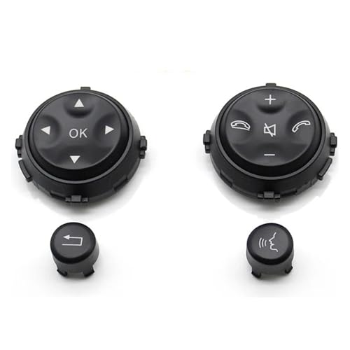 BGRVCKS Lenkrad-Schaltwippen Multifunktions-Lenkrad-Bedienknopf Für Mercedes Für Benz W221 W216 S CL-Klasse S300 S350 S400 S600(Schwarz) von BGRVCKS