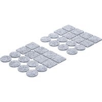 Filzgleiter-Satz grau-meliert 32-tlg. von BGS DO IT YOURSELF