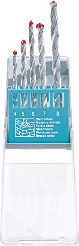 BGS Diy 50805 | Steinbohrer-Satz | 4 - 8 mm | 5-tlg. von BGS Do it yourself