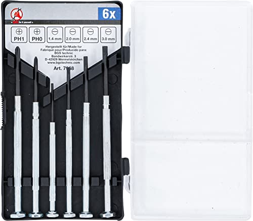 BGS Diy 7968 | Feinmechaniker-Schraubendreher-Satz | 6-tlg. von BGS Do it yourself