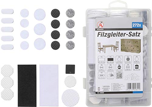 BGS Diy 80550 | Filzgleiter-Satz | selbstklebend | 272-tlg. von BGS Do it yourself