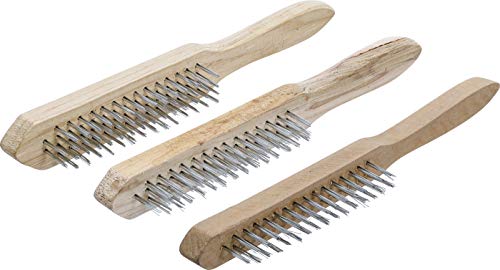 BGS Diy 85815 | Drahtbürsten-Satz | Holzstiel | 2-, 3-, 4-reihig | 3-tlg. BGS Diy 85815 | Drahtbürsten-Satz | Holzstiel | 2-, 3-, 4-reihig | 3-tlg. von BGS Do it yourself
