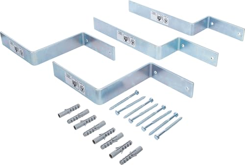 BGS Diy 88315 | Wandhaken-Satz | für Festzeltgarnituren | 4-tlg. von BGS Do it yourself