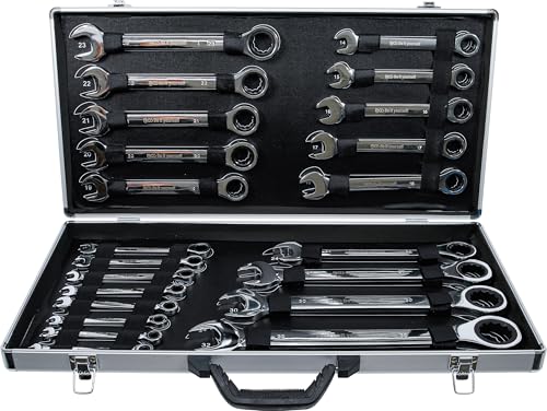 BGS Diy 30009 | Ratschenring-Maulschlüssel-Satz | SW 6 - 32 mm | 22-tlg. BGS Diy 30009 | Ratschenring-Maulschlüssel-Satz | SW 6 - 32 mm | 22-tlg. von BGS