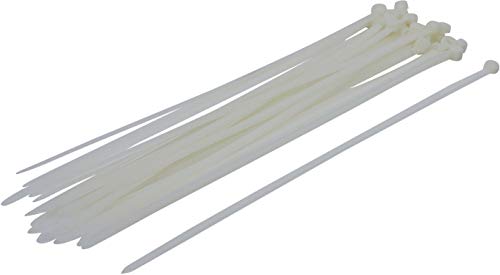 BGS Diy 80774 | Kabelbinder-Sortiment | 30-tlg. | weiß | 8,0 x 400 mm | Set | Nylon von BGS Do it yourself