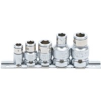 Bgs Technic - bgs Bit-Adapter-Satz mit Haltekugel Innenvierkant 6,3 mm (1/4') / 10 mm (3/8') / 12,5 mm (1/2') 5-tlg - 70103 von BGS TECHNIC