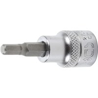 BGS Bit-Einsatz 2722, Antrieb Innenvierkant 10 mm (3/8"), Innensechskant 3/16" von BGS TECHNIC