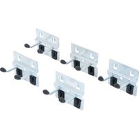 BGS Doppelhaken-Satz, 40 mm, für Schrankwand-System, 5-tlg. BGS Doppelhaken-Satz, 40 mm, für Schrankwand-System, 5-tlg. von BGS TECHNIC