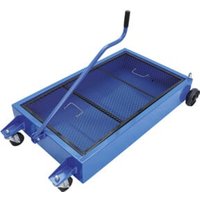 BGS Öl-Auffangwanne fahrbar 55 l Ablasshahn mit Absperrfunktion von BGS TECHNIC