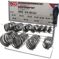 BGS Schlauchklemmen-Sortiment INOX auf Tafel 111-tlg. von BGS TECHNIC