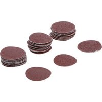 BGS Schleifblatt-Satz für Exzenterschleifer Ø 30 mm K 60 - 80 - 120 30-tlg. von BGS TECHNIC