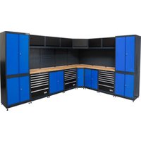 BGS Schrankwand-System, Werkstatt, Holz, 8 Module von BGS TECHNIC