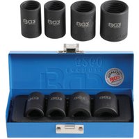 BGS Spezial-Steckschlüssel-Einsatz-Satz / Schraubenausdreher Antrieb Innenvierkant 12,5 mm (1/2 Zoll) SW 17 - 26 mm 4 teilig von BGS TECHNIC