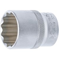 BGS Steckschlüssel-Einsatz Zwölfkant 10626, Antrieb Innenvierkant 12,5 mm (1/2"), SW 26 mm von BGS TECHNIC
