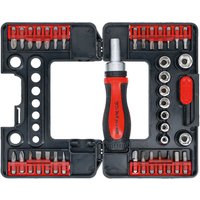 Bgs Technic - Bit-/Steckschlüssel-Einsatz-Satz mit Ratschen-Drehgriff für Bits, umschaltbar 38-tlg. Bgs Technic - Bit-/Steckschlüssel-Einsatz-Satz mit Ratschen-Drehgriff für Bits, umschaltbar 38-tlg. von BGS