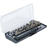 Bgs Technic - Bit- und Steckschlüssel-/Winkelschrauber-Satz Antrieb 6,3 mm (1/4') 26-tlg. von Beta
