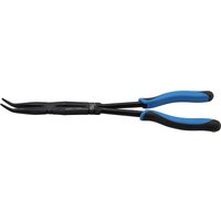 Doppelgelenk-Zange abgewinkelte Spitze 350 mm von BGS TECHNIC
