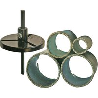 Fliesen-Bohrkronen-Satz 33 - 73 mm 6-tlg. von BGS TECHNIC