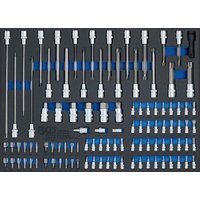 Werkstattwageneinlage 3/3: Bits und Bit-Einsätze 104-tlg. von BGS TECHNIC