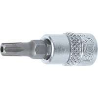 Bit-Einsatz Antrieb Innenvierkant 6,3 mm (1/4') TS-Profil (für Torx Plus) mit Bohrung TS27 von BGS TECHNIC