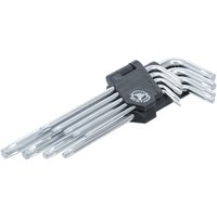 Winkelschlüssel-Satz lang T-Profil (für Torx) T10 - T50 9-tlg. von BGS