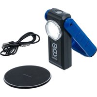 Bgs Technic - COB-LED-Werkstattleuchte mit Magnet und Haken klappbar mit induktiver Ladefunktion von BGS TECHNIC