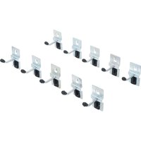 Bgs Technic - bgs Einzelhaken-Satz 40 mm für Schrankwand-System 10tlg. - 80196 von BGS TECHNIC