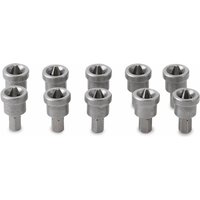 Bgs Technic - Bit-Satz mit Tiefenstopp für Gipskartonplatten Antrieb Außensechskant 6,3 mm (1/4') Kreuzschlitz PH2 10-tlg. von BGS TECHNIC