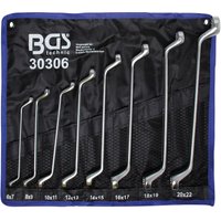 Bgs Technic - Doppel-Ringschlüssel-Satz tief gekröpft sw 6 x 7 - 20 x 22 mm 8-tlg. von BGS TECHNIC