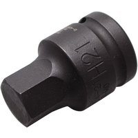 Bgs Technic - Kraft-Bit-Einsatz Länge 55 mm Antrieb Innenvierkant 20 mm (3/4') Innensechskant 21 mm von BGS TECHNIC